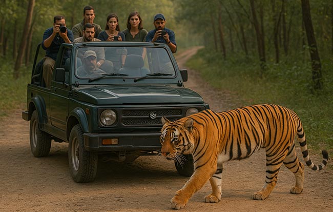 Jeep Safari at Jim Corbett