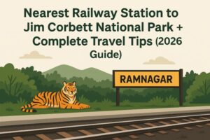 Nearest Railway station to jim corbett