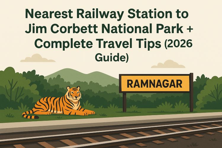Nearest Railway station to jim corbett